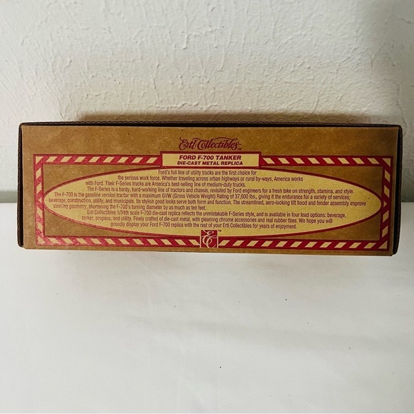 ERTL COMPANY EXXON ESSO Humble FORD F700 TANKER TRUCK DIECAST COIN BANK VINTAGE - Picture 4 of 7